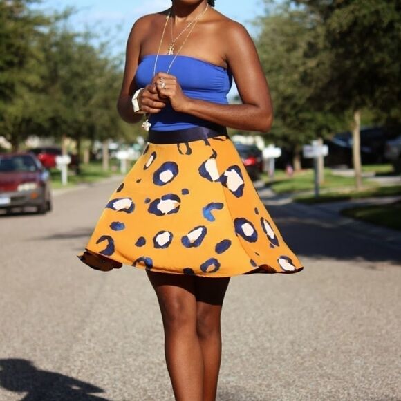 3.1 Phillip Lim For Target SkirtsWomen's Leopard Print A-Line Mini Skirt - Picture 2 of 9